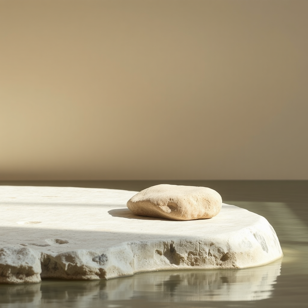 Calm and grounded abstract visual