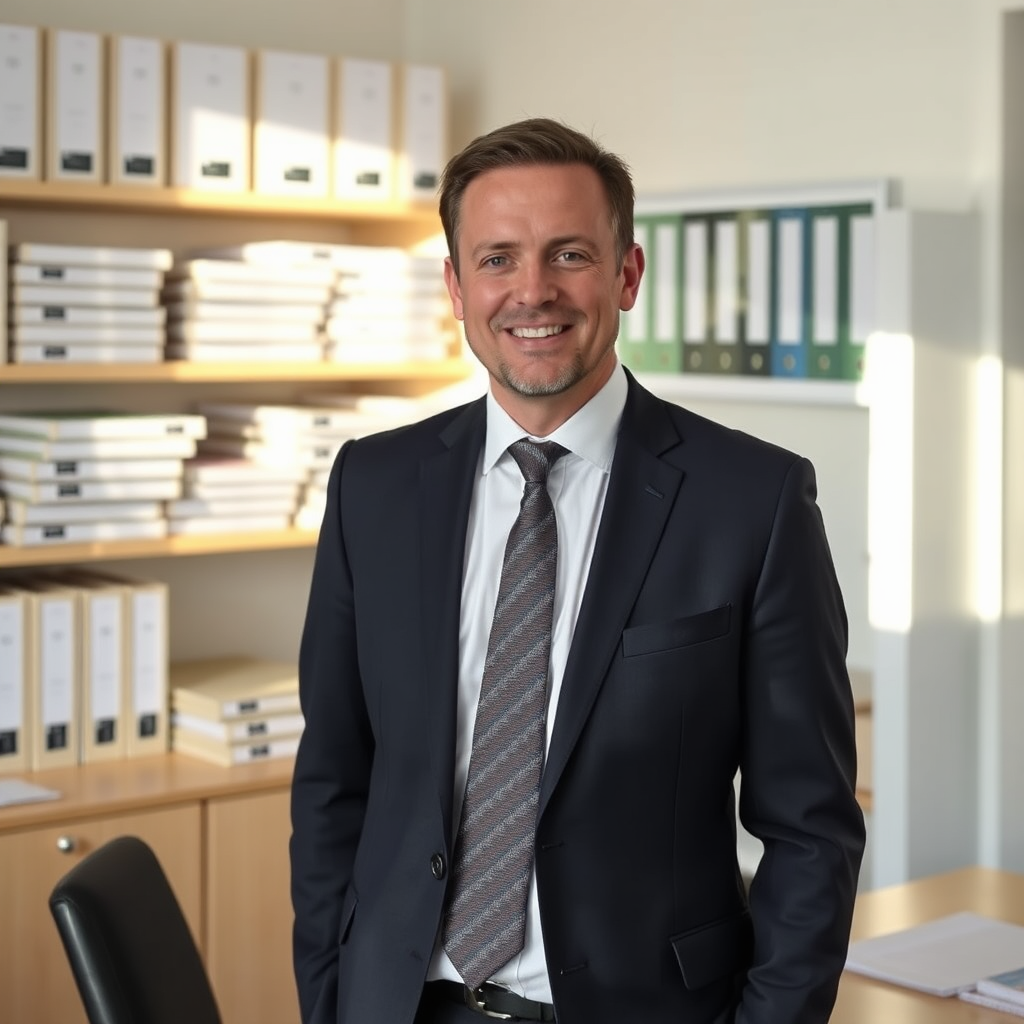 Portrait of the sole practitioner at Sinclair Accountancy Services