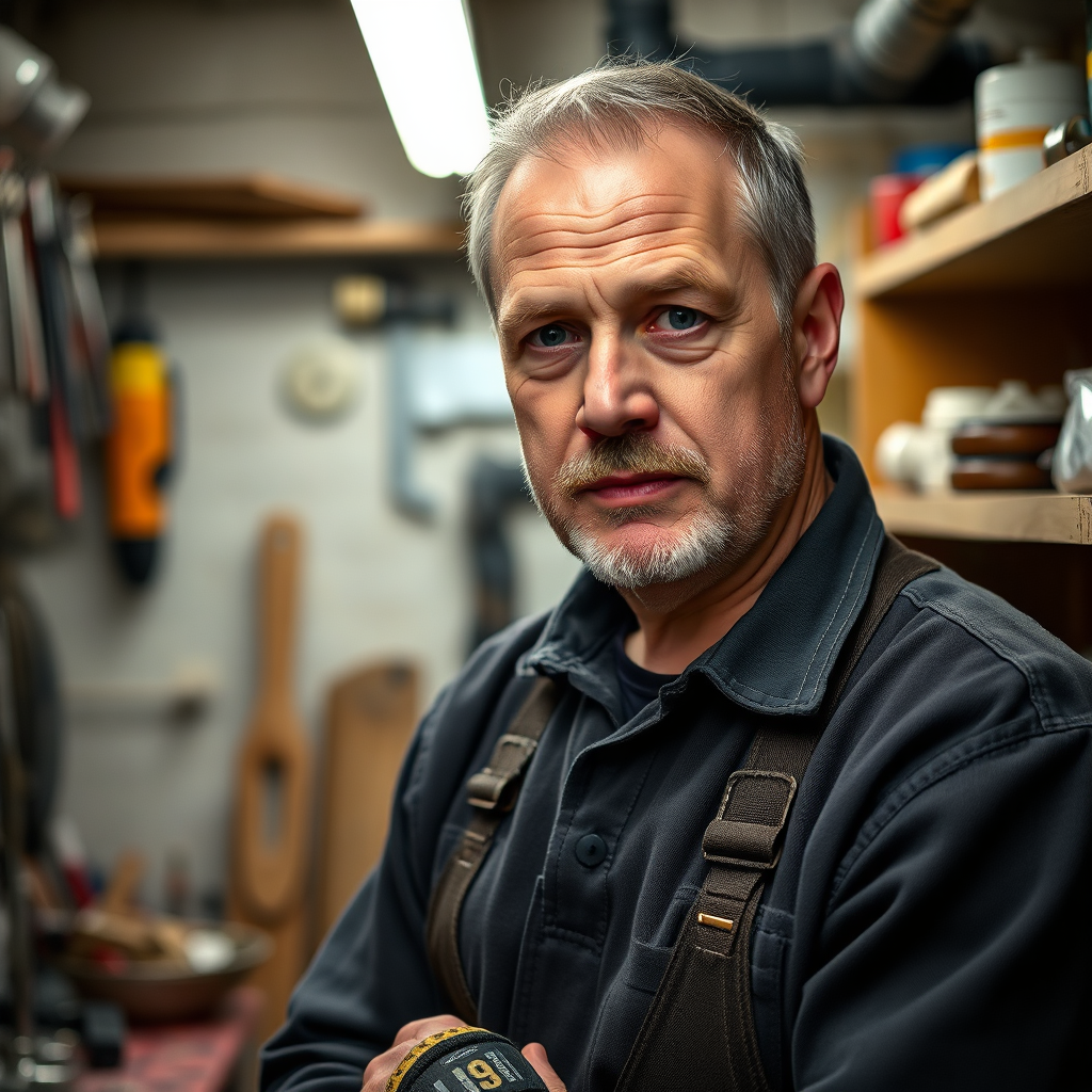 Video thumbnail of a UK plumber in a workshop talking about enquiries and bookings