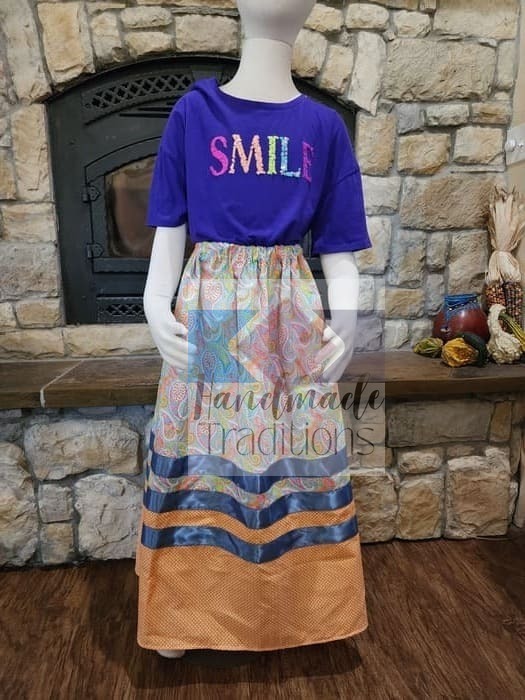 Girl's Paisley Skirt