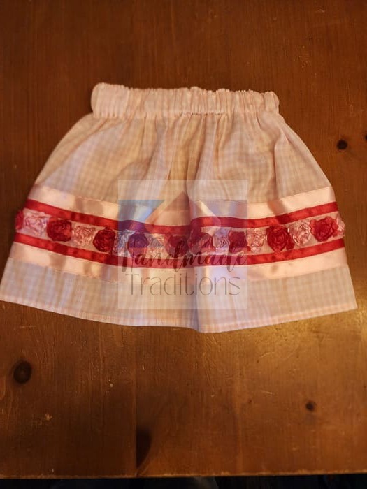 Infant Pink Floral Skirt