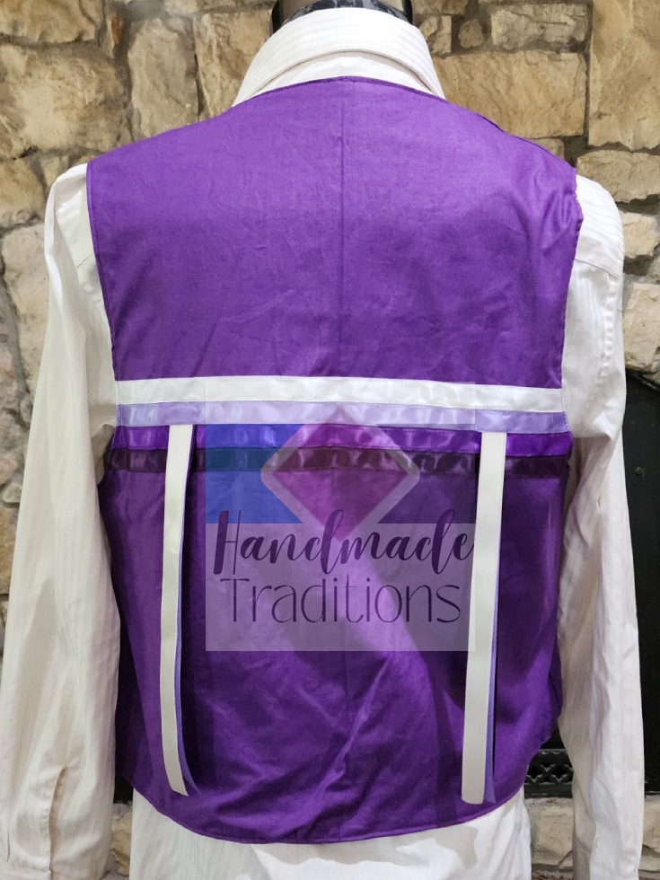 men's medium vest back