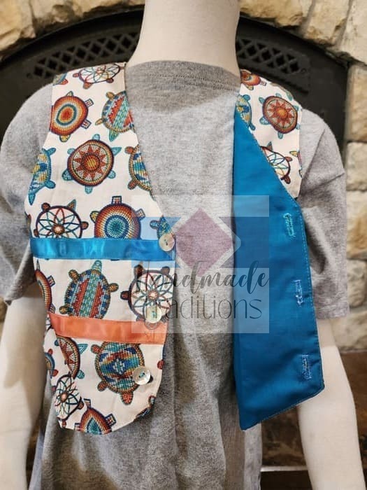 toddler vest front inside