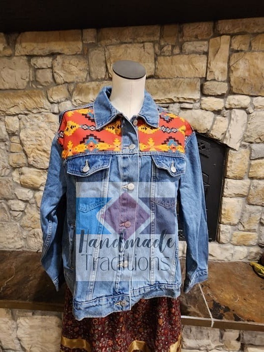 Jacket Southwestern Orange