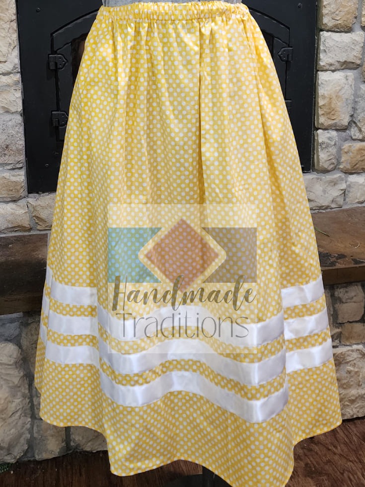 womans Ribbon Skirt enlarged