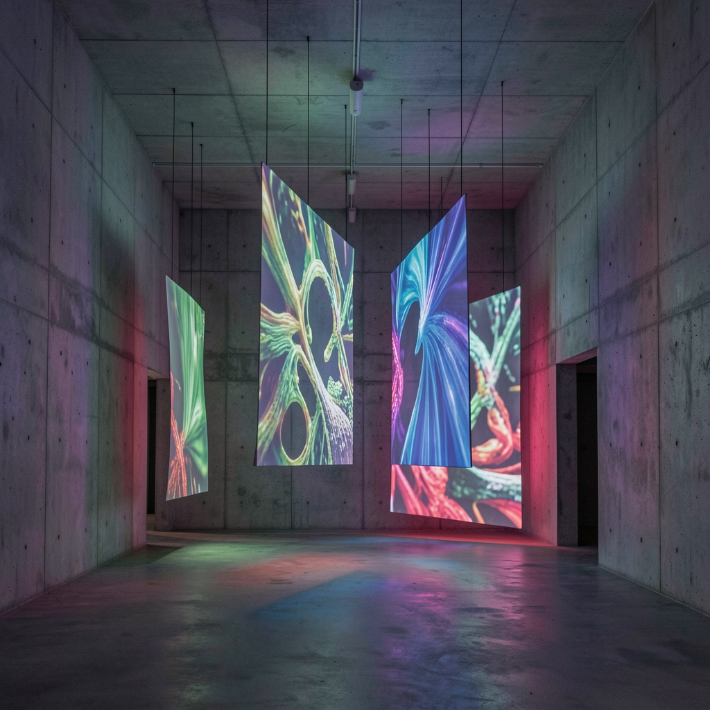Spatial installation layout