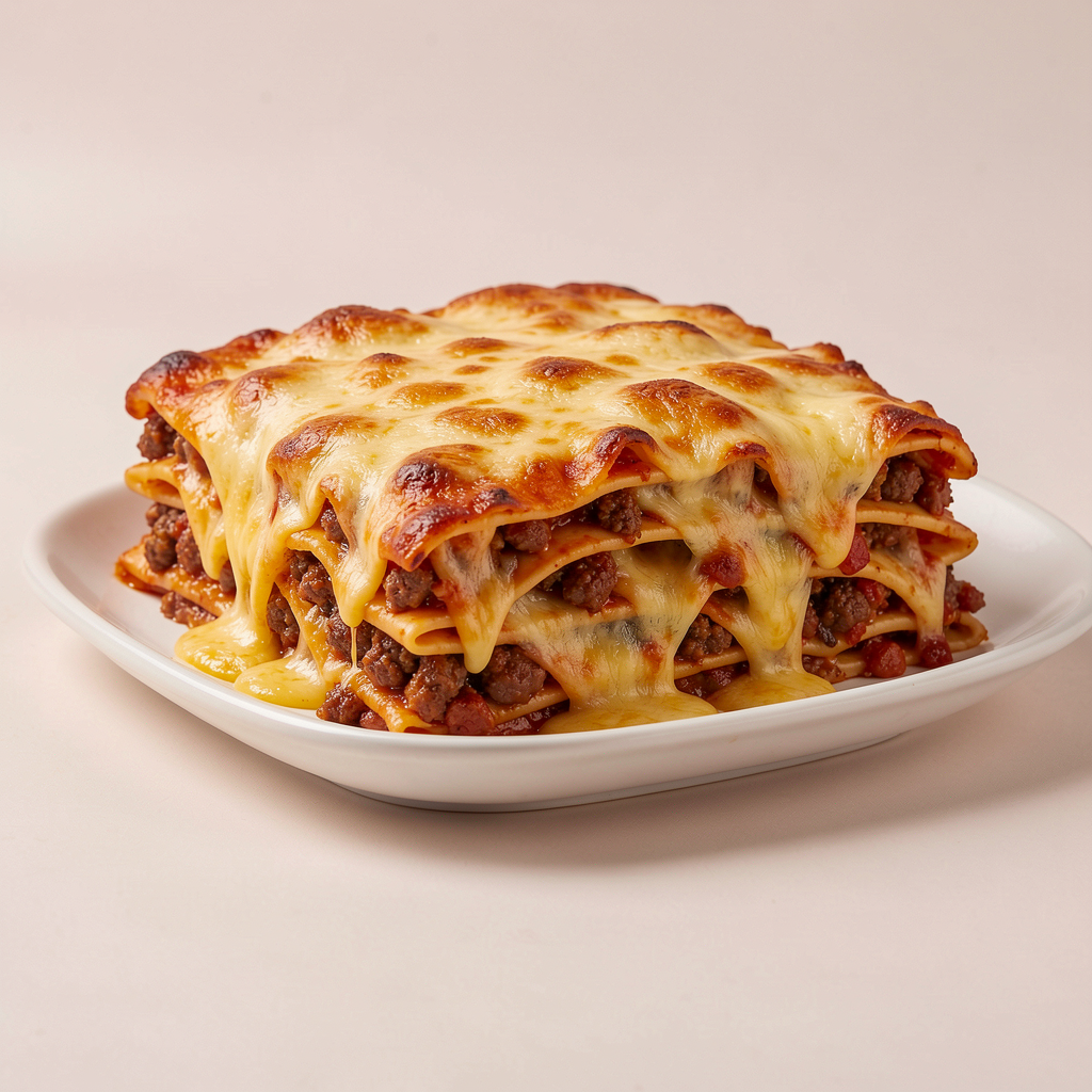 Three-Meat Special Lasagna