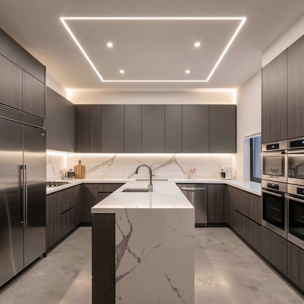 Modern Indoor Lighting Retrofit