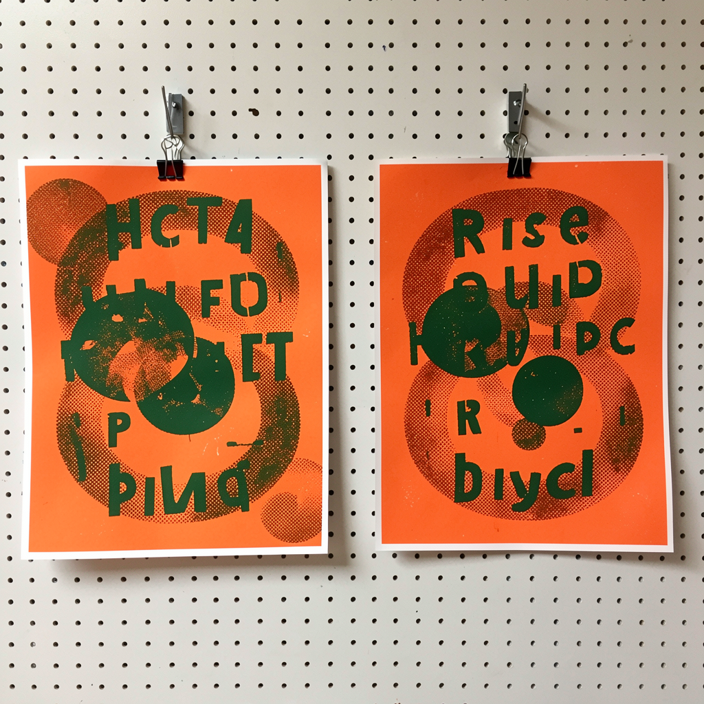 Risograph poster series preview