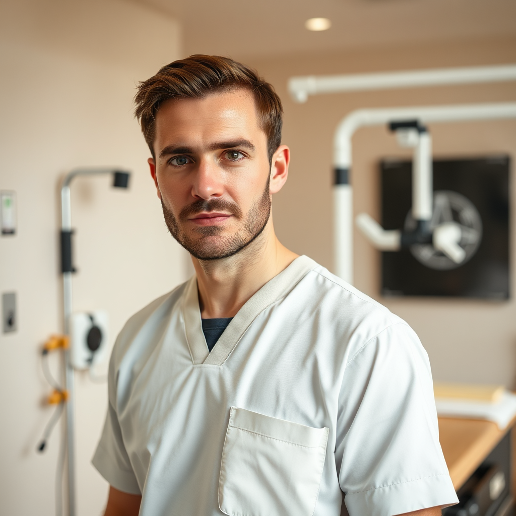 Fizjoterapeuta Piotr — portret profesjonalny, diagnostyka