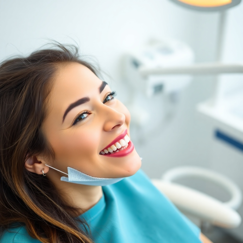 A close-up, hyperrealistic image of a patient's teeth before and after cosmetic bonding, taken at Dr. Kourush Dental Practice in Queens, NY.  The before image should show slightly chipped or discolored teeth, while the after image showcases perfectly aligned, naturally-colored teeth. The lighting should be soft and even, minimizing harsh shadows to highlight the details of the teeth. The color palette is natural, focusing on healthy, white teeth against the soft pink of the gums. The camera angle is straight-on, directly facing the teeth for a clear comparison.  The texture of the teeth is smooth and glossy, showcasing a flawless finish.  The background should be blurred slightly, focusing attention on the teeth. Include props such as a before and after photo printed out on high-quality paper. The style should be clinical yet aesthetically pleasing, inspired by the precision and clarity of medical photography. The image should be rendered in 8K resolution, emphasizing exceptional detail and realism, providing a clear and compelling demonstration of the treatment's results.