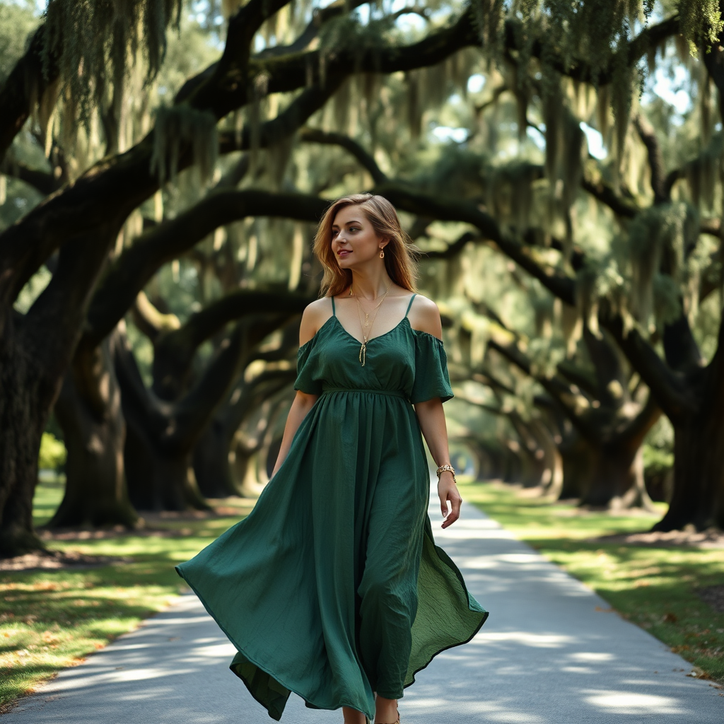 Women's Elegant Garden Party Look