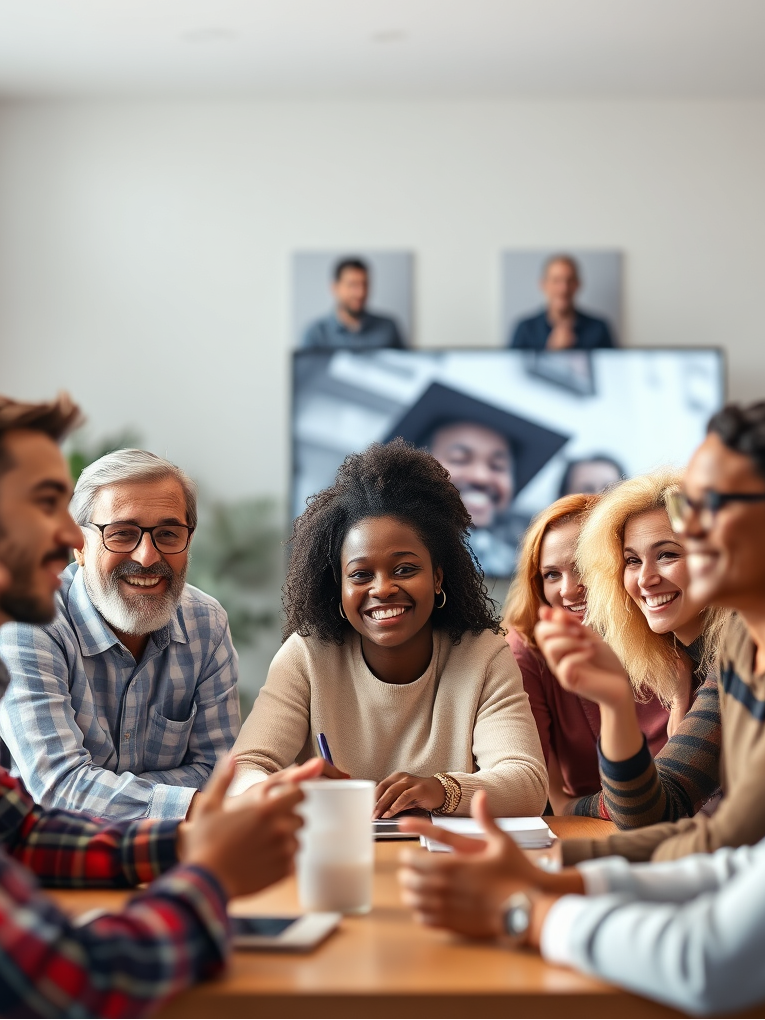 A stylized image of a tree with deep roots and lush foliage, representing growth, stability, and interconnectedness. The tree should be bathed in golden light, symbolizing prosperity and well-being. The background should be a soft, blurred landscape. The image should convey a sense of peace and harmony. Style reference: Watercolor painting. Technical specs: 8K resolution, high-definition detail.