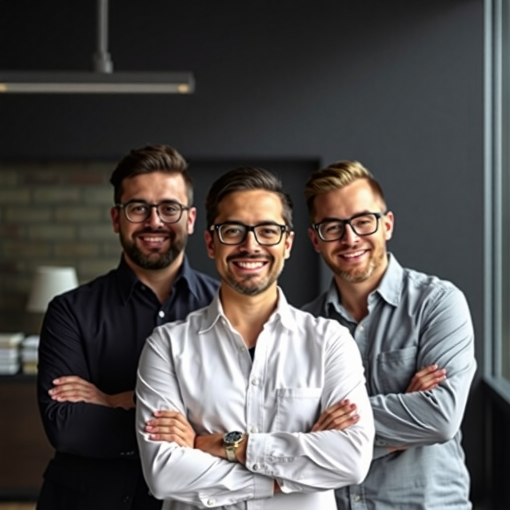 A simple, elegant image depicting a contact form or email address, overlaid on a background image of a beautifully designed interior space.