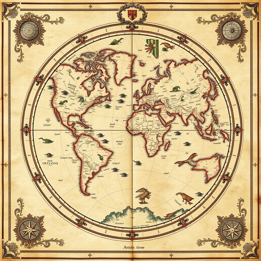 1587 Map of the World