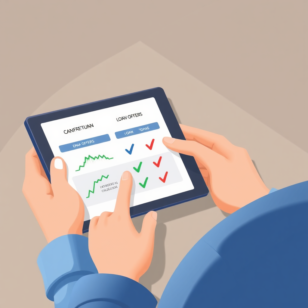 Loans comparison illustration