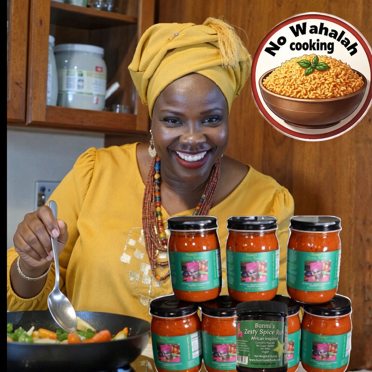 Bunmi Zesty Foods grilled Suya skewers with spice rub