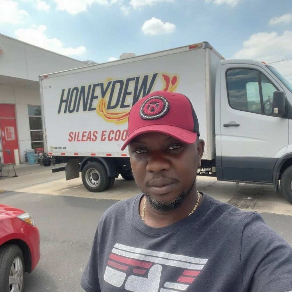 The site is for Honeydew Moving. 2 man and truck