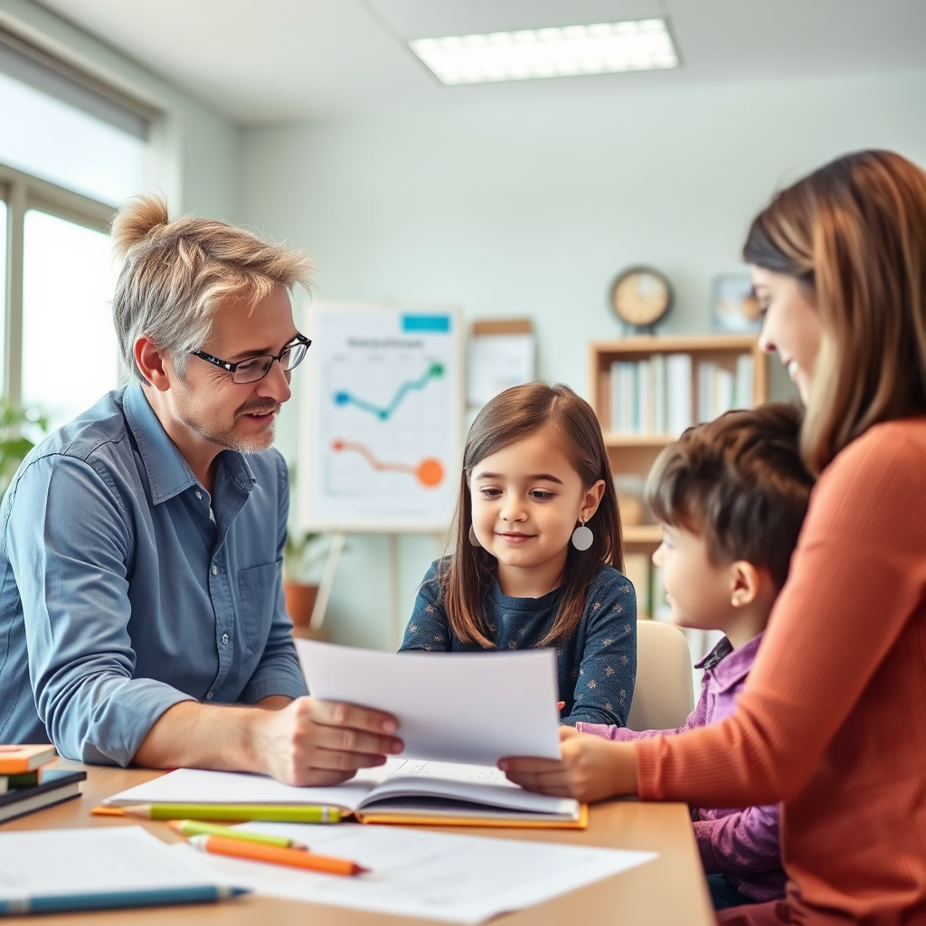 A vibrant image depicting a desktop computer screen displaying a dynamic Afrikaans course interface. The screen is filled with interactive quizzes and video lessons, while textbooks and stationery clutter the desk, representing total immersion in learning. The lighting is bright and focused, highlighting the digital content. A cup of coffee adds a personal touch, creating a relatable scene for adult learners seeking educational resources.