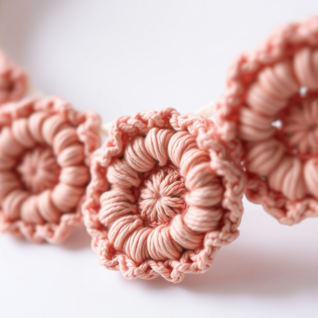 Granite granny square garland thumbnail