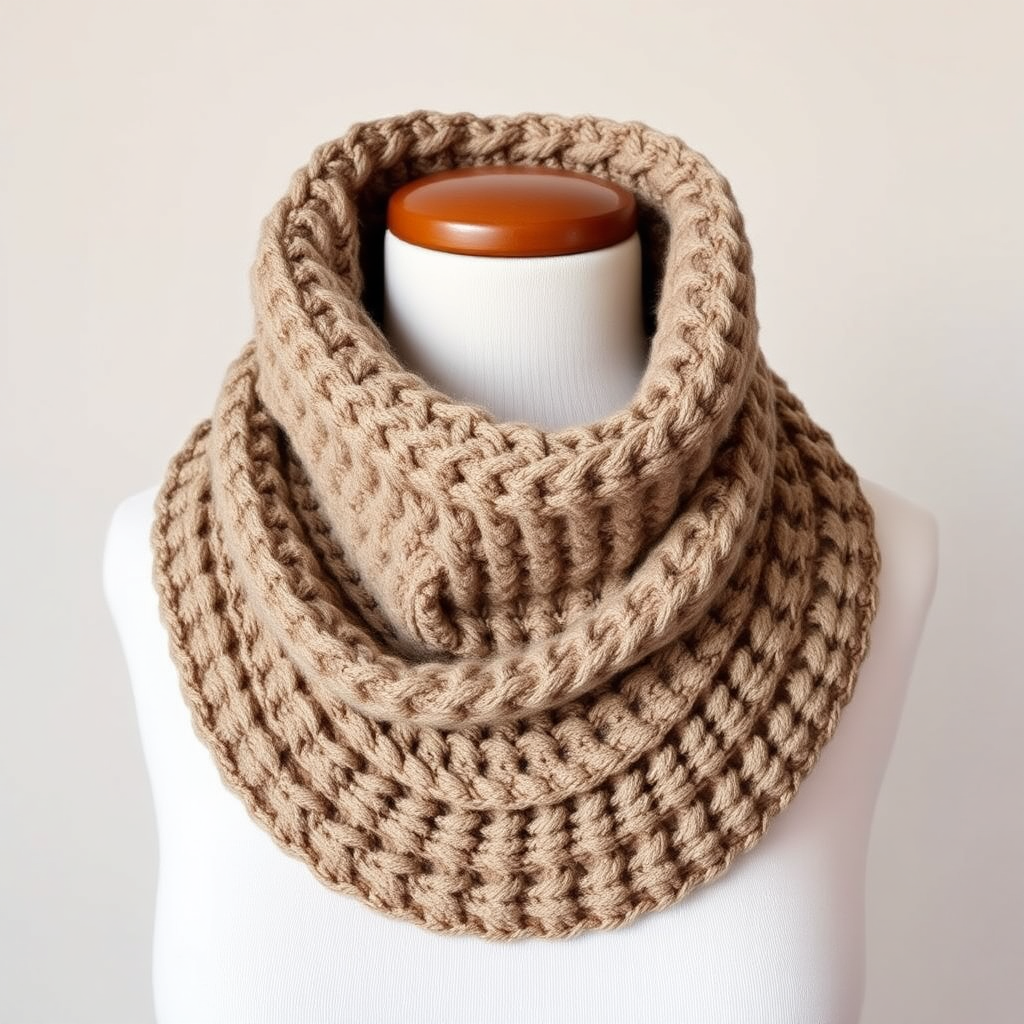 Crochet cowl thumbnail