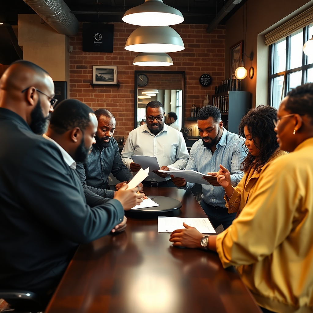 Founding members of the Baltimore Barbershop Alliance