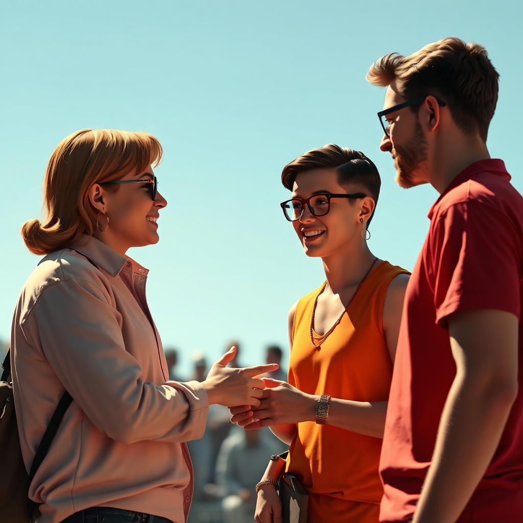 Create an image showing a business's logo expanding outwards like ripples in a pond, encompassing a diverse group of people. The style should be modern and vibrant. The background should be a clean, minimalist design, emphasizing the logo's expansion. The image should evoke the feeling of growth and increased visibility.