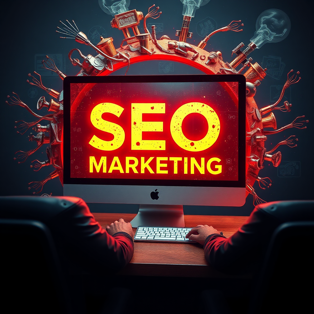 Visualize a rocket soaring upwards, representing improved search engine ranking. The style should be dynamic and powerful. The lighting should be bright and energetic. The overall composition should convey a sense of upward momentum and success.