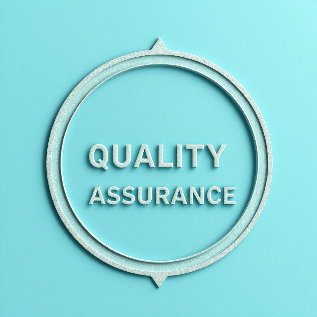 Depict a magnifying glass examining a certificate of excellence, highlighting the importance of quality assurance. Use a gold and silver color palette to convey quality and prestige.