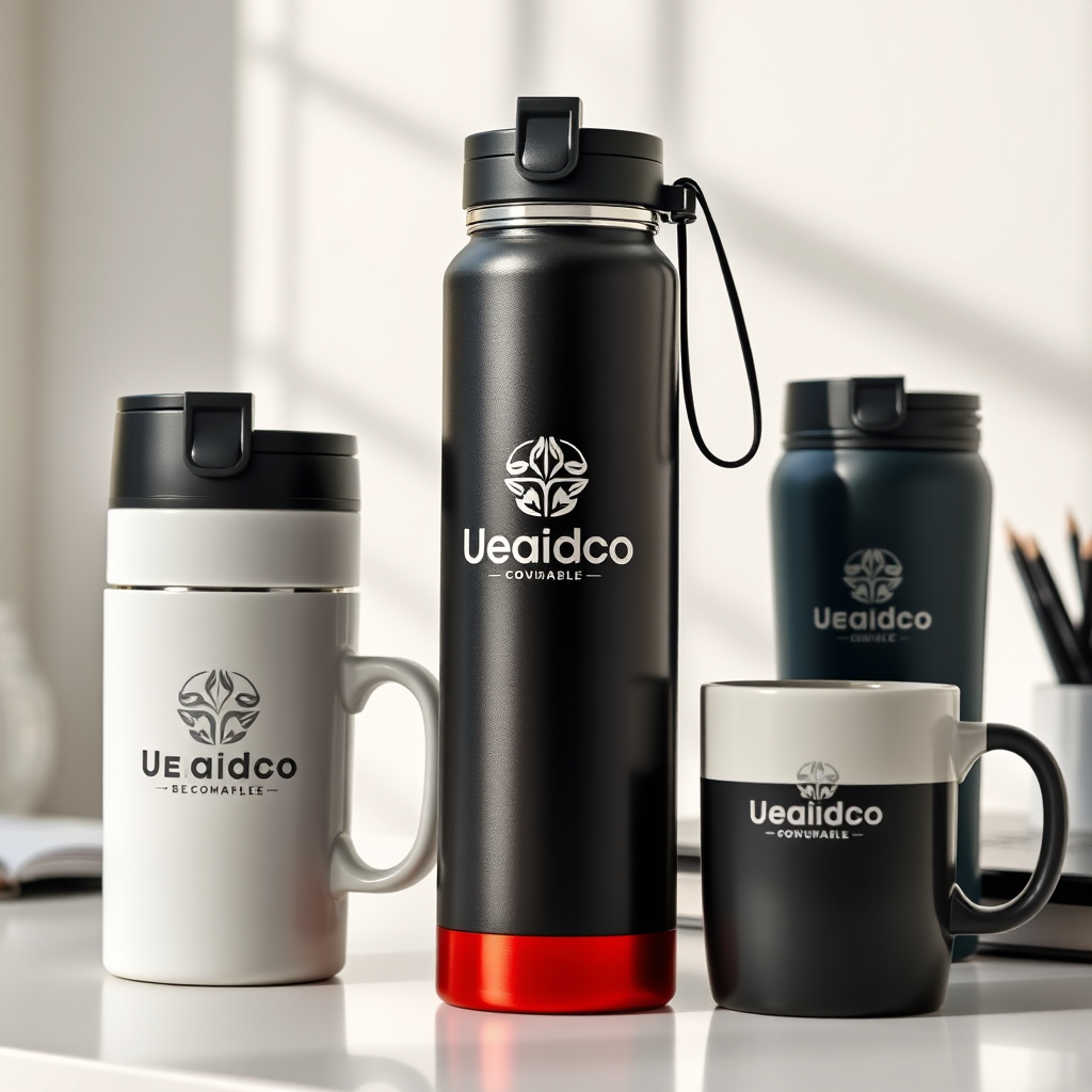 Premium branded drinkware