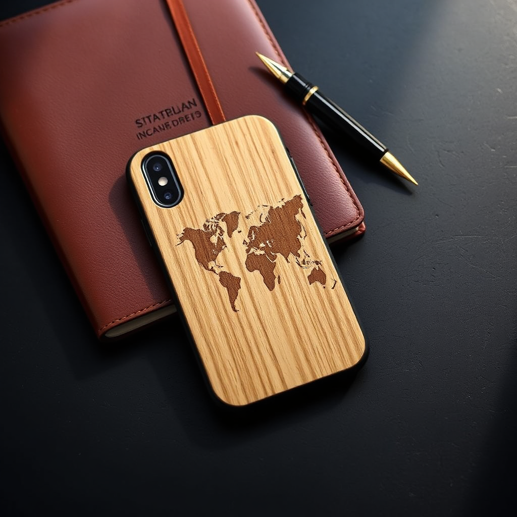 Engraved phone case