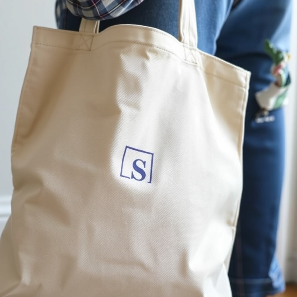 Custom printed tote bag