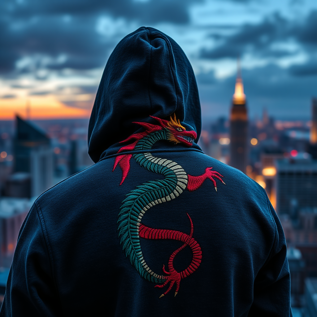 Embroidered hoodie