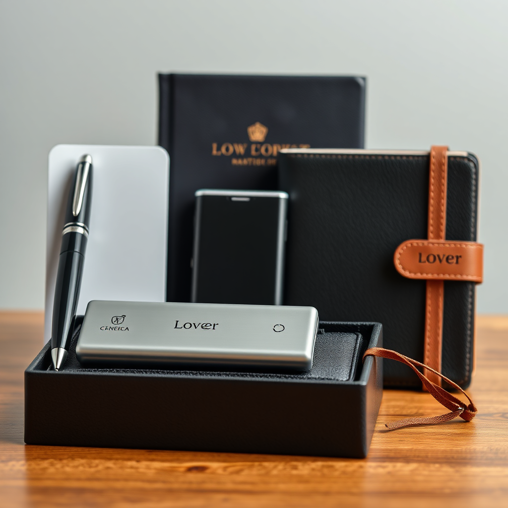 Elegant corporate gifts with branding