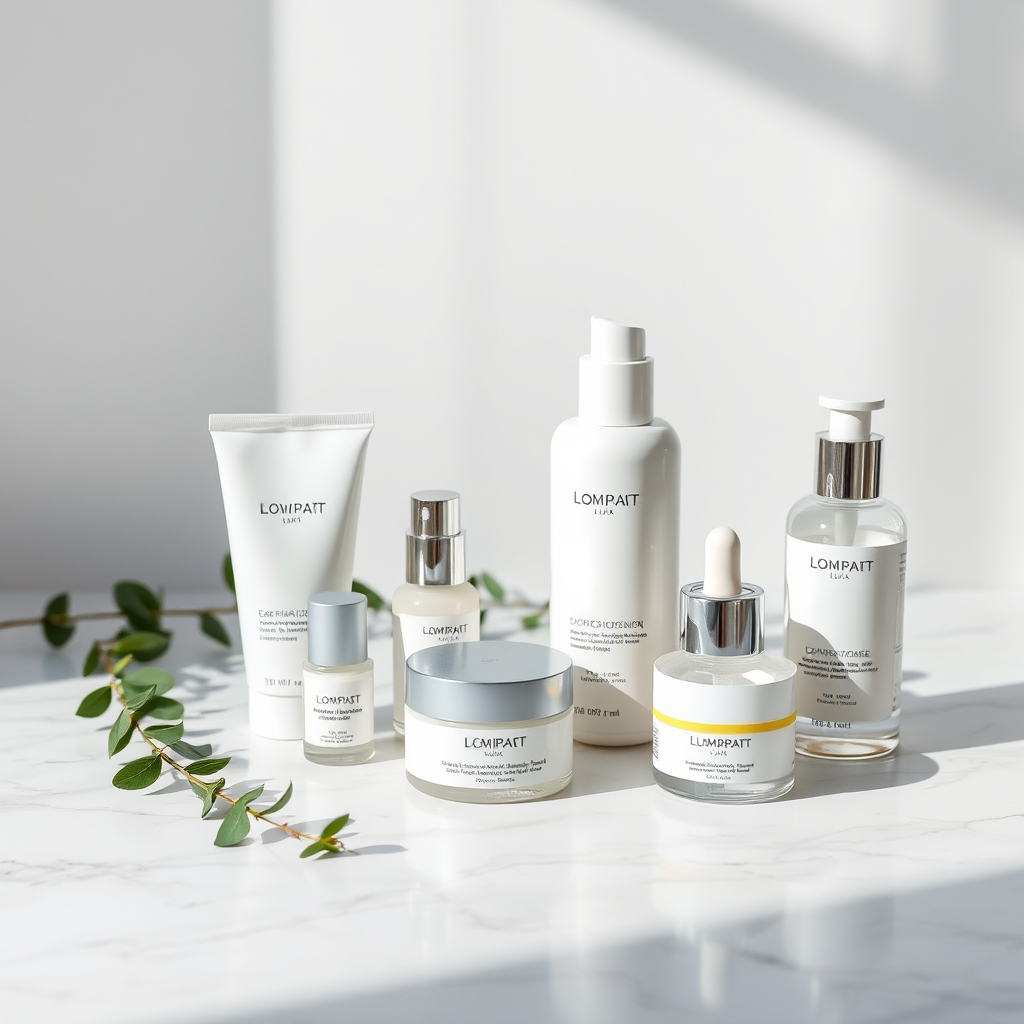 A collection of high-end ecommerce products.