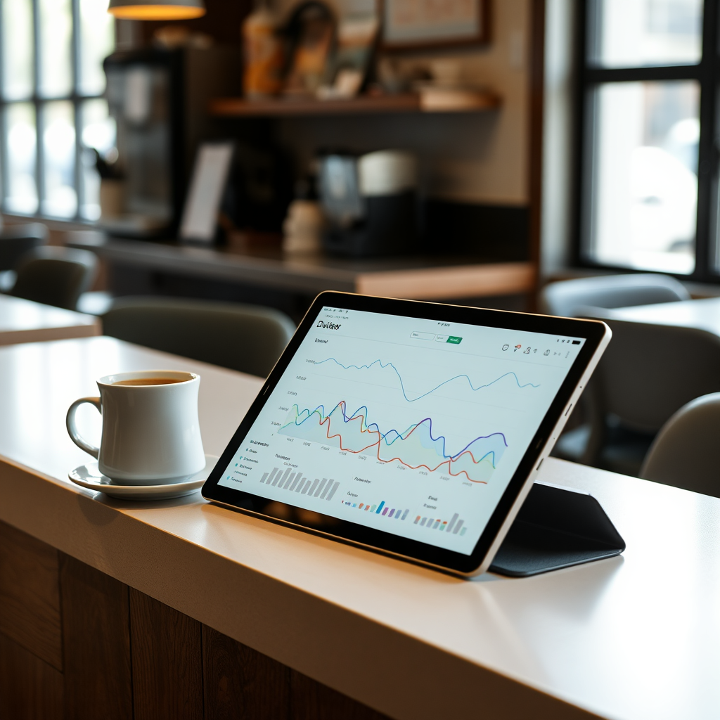 Dashboard preview on tablet