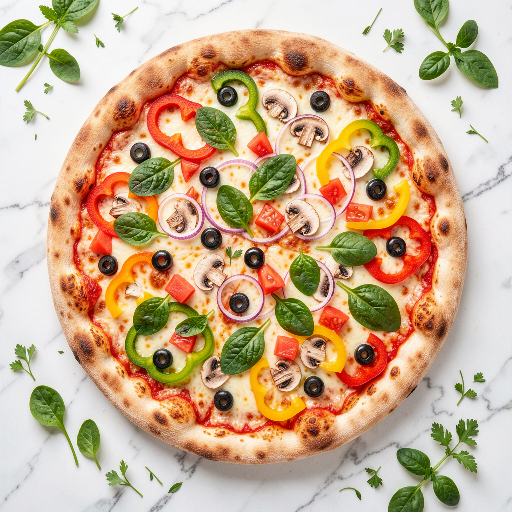 Garden Supreme vegetarian pizza