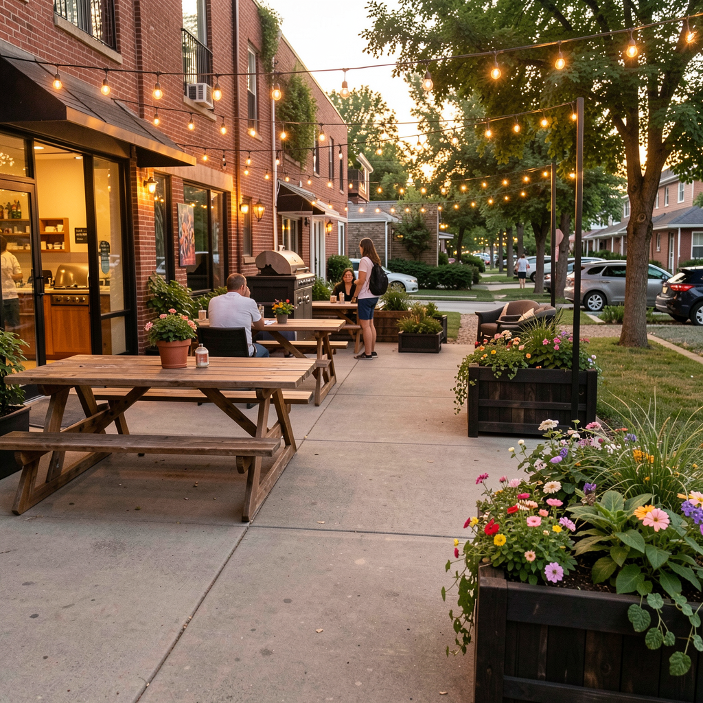 Outdoor patio