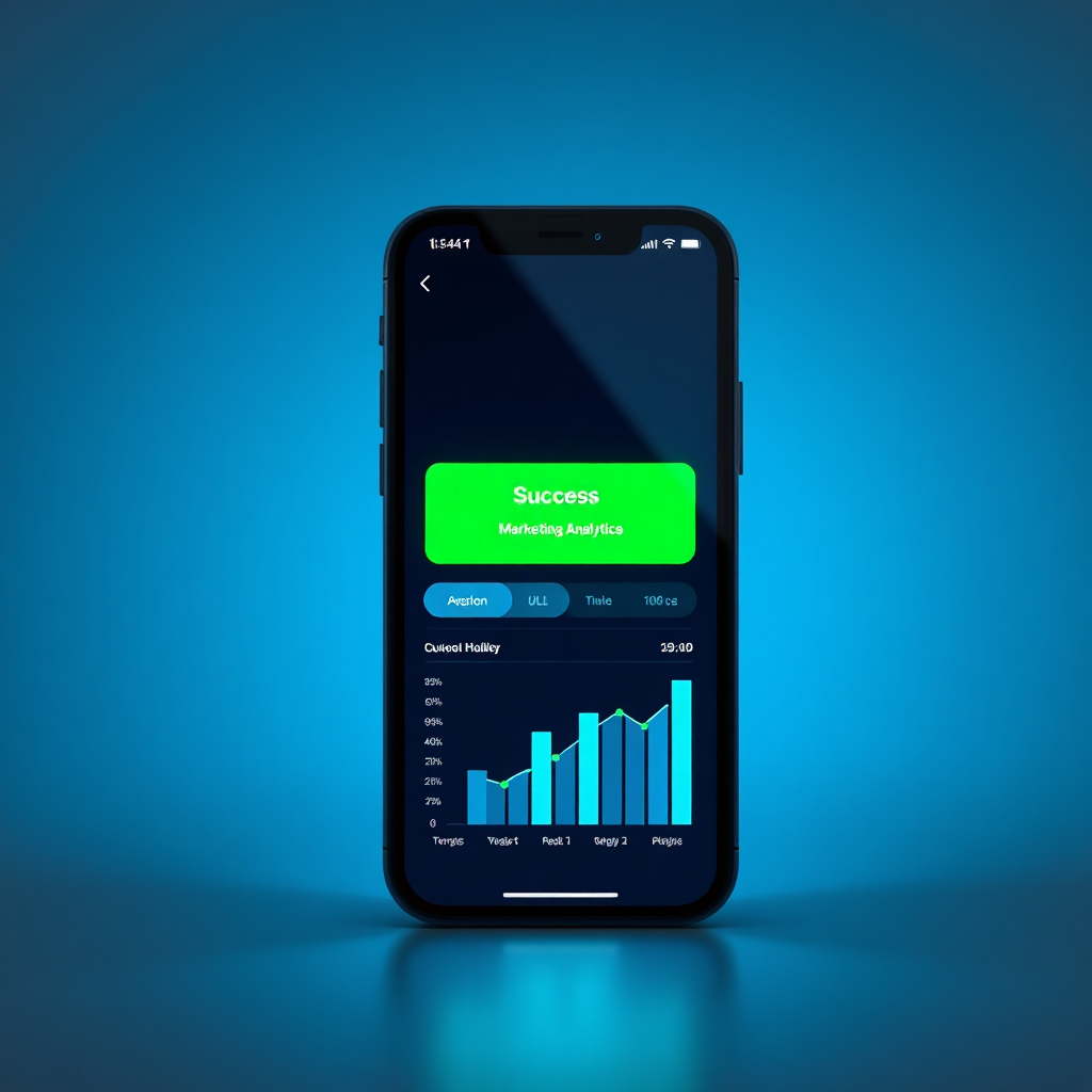 Clean mobile interface showing successful purchase notification