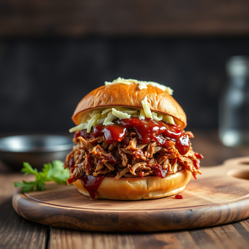 Smoky Pulled Pork Sandwich