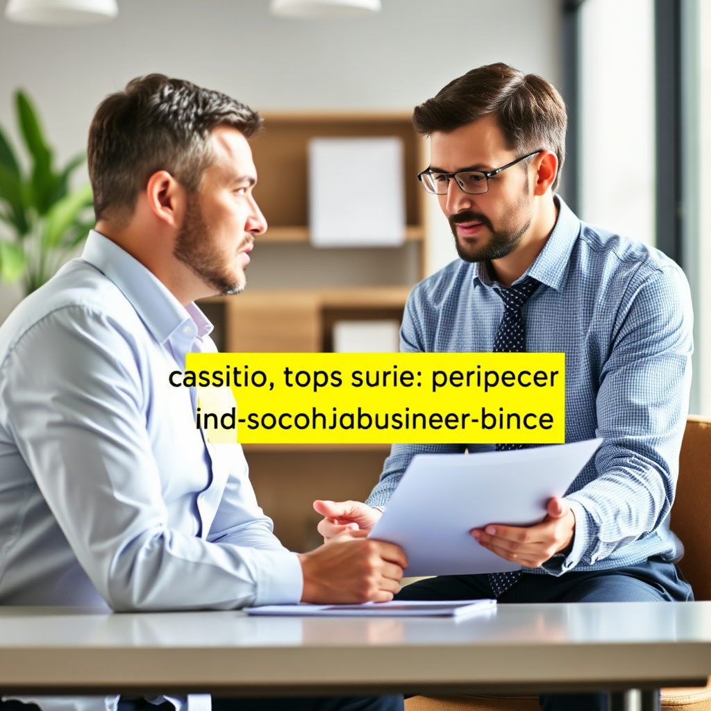 An image of a financial advisor providing guidance to a business owner, discussing investment strategies and funding options. Show professionalism and support. Style: Professional, supportive, and financially sound.