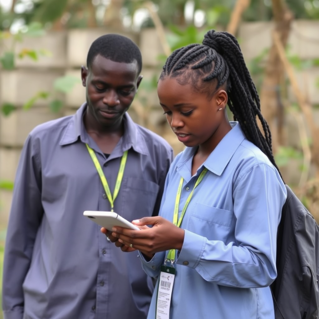 A photorealistic image of a scientist using digital tools to monitor air and water quality in an urban environment. The scene features sensors, drones, and data visualizations showing pollution levels and environmental changes. The lighting is natural and clear, emphasizing the importance of environmental monitoring. The color palette is primarily blue and green, representing water and vegetation, with accents of white to symbolize technology. The camera angle is a medium shot, capturing the scientist at work and the surrounding environment. Texture details include modern monitoring equipment, urban infrastructure, and natural landscapes. Props include drones, sensors, data loggers, and scientific instruments. 4K resolution, high quality.