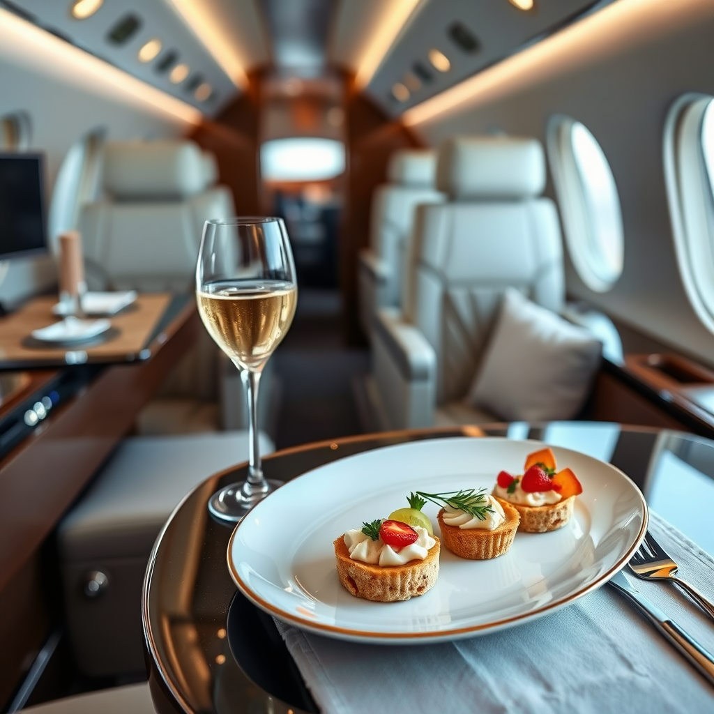 In-flight dining
