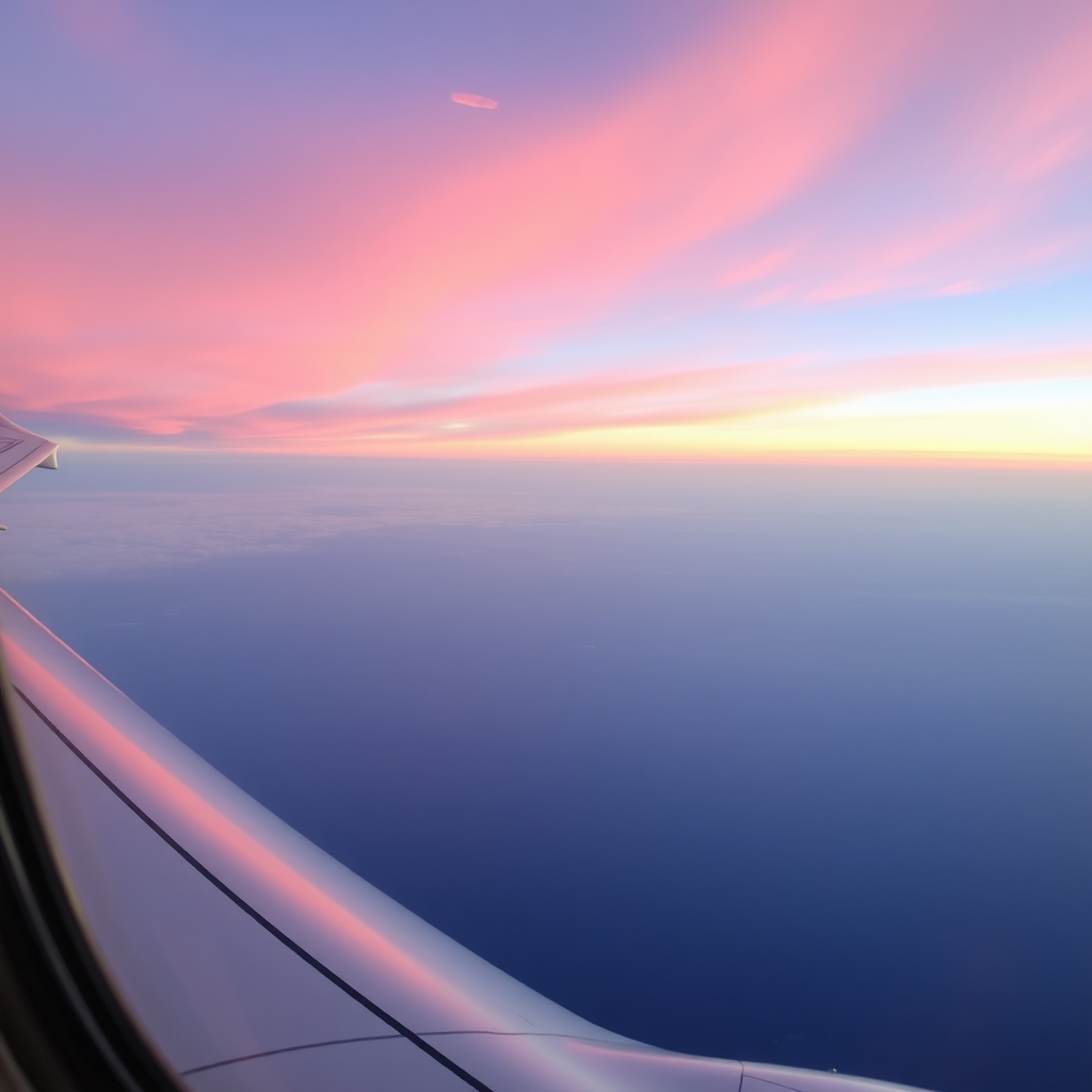 Transatlantic Sunrise View