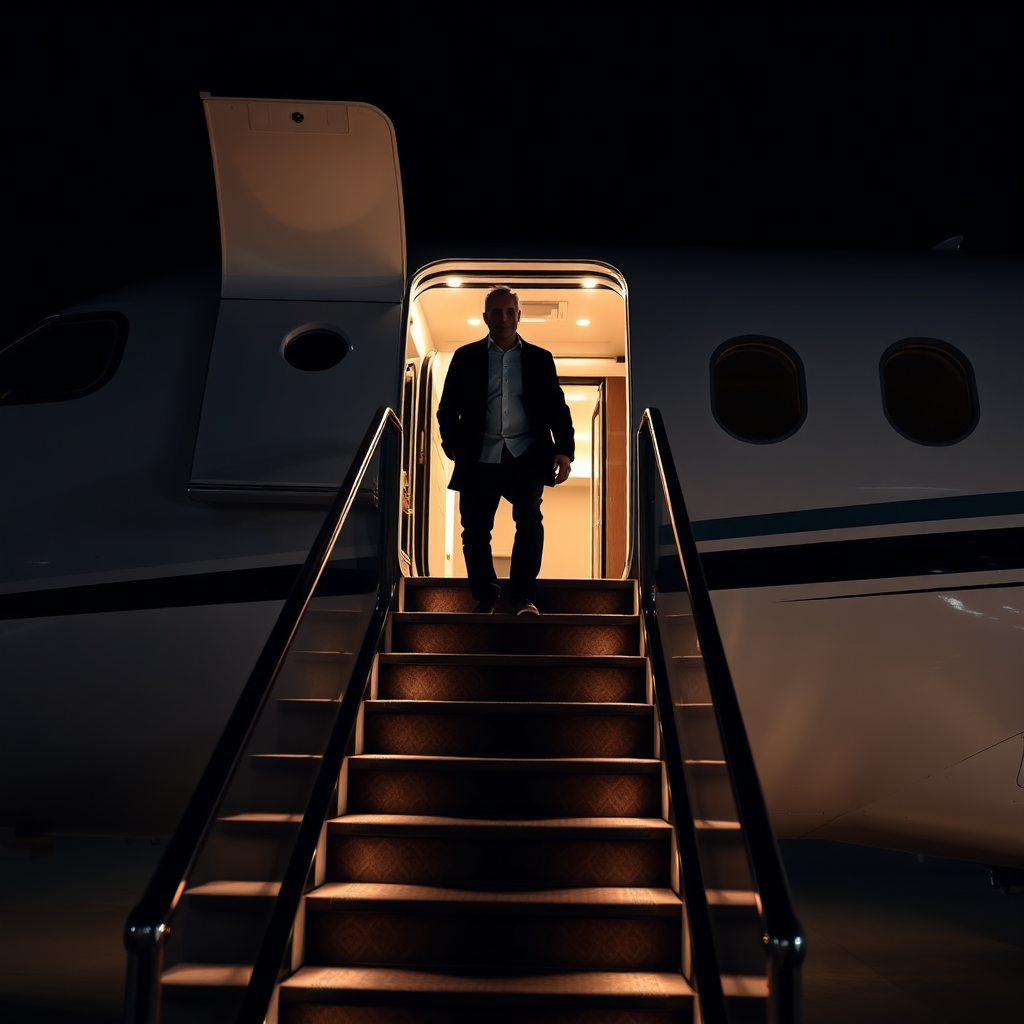Boarding jet