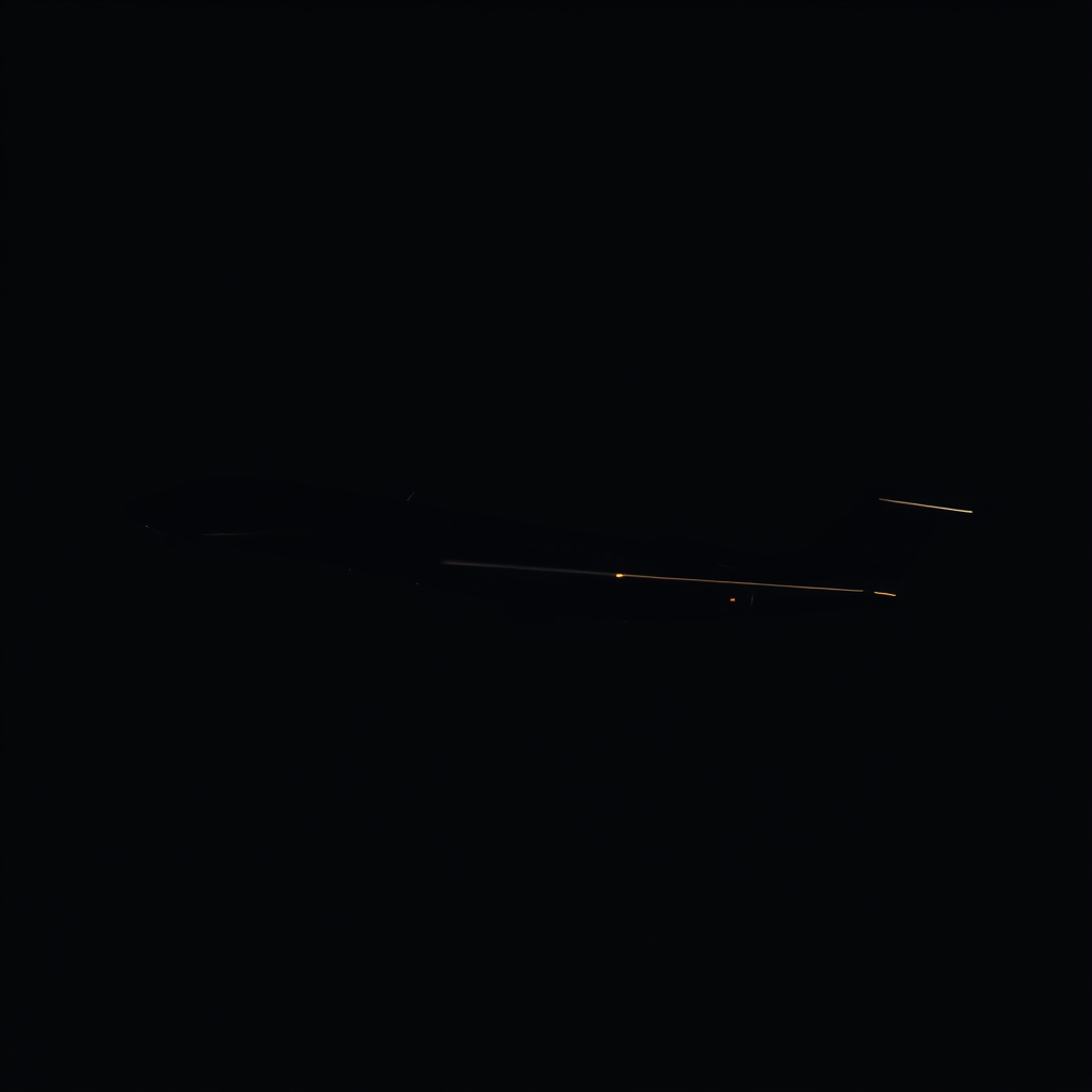 Private Jet Silhouette