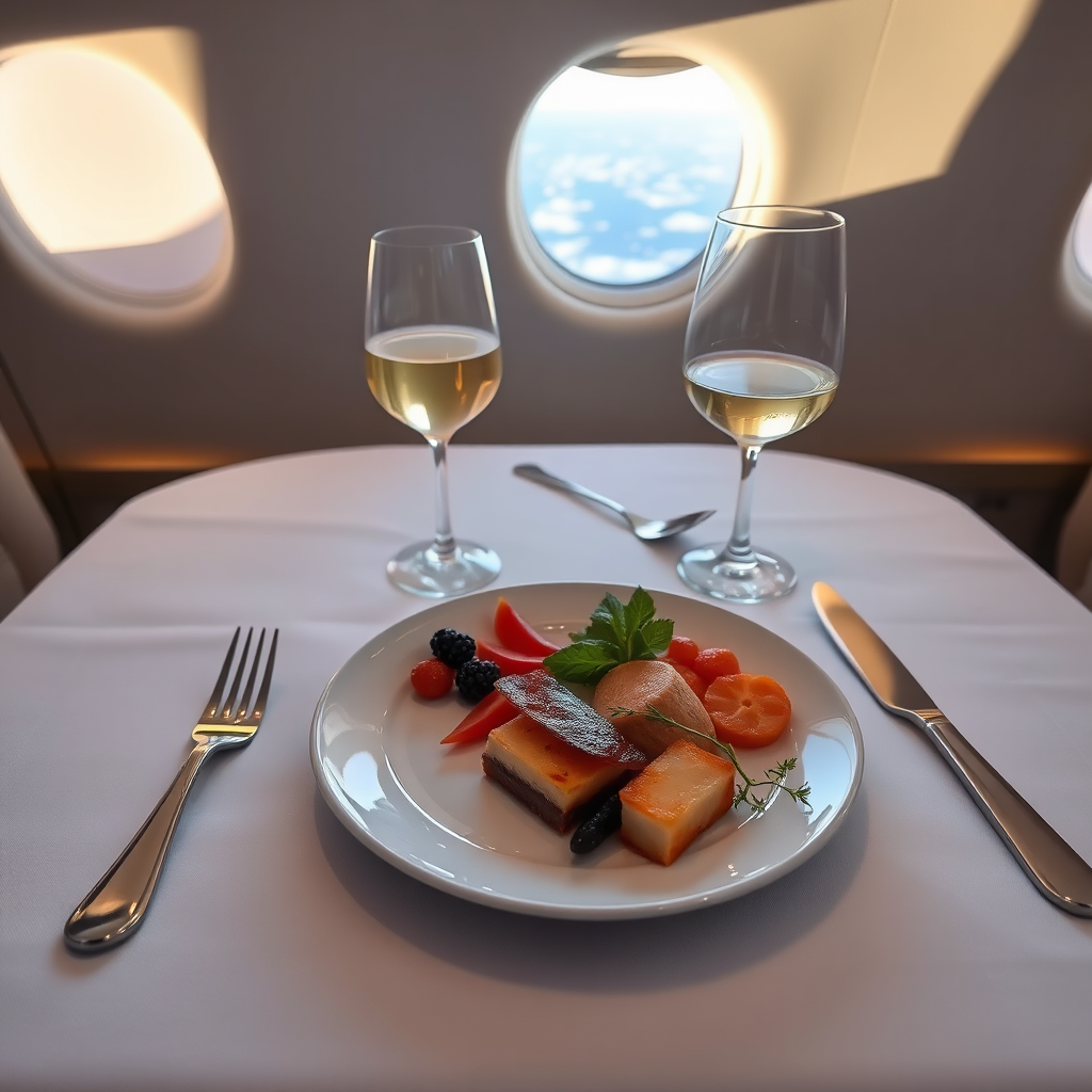 Private Jet Fine Dining