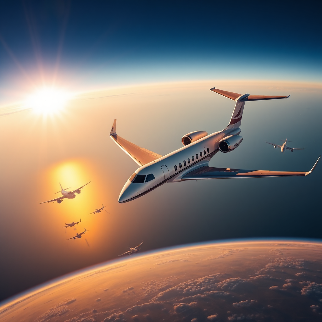 Ultra long range private jet