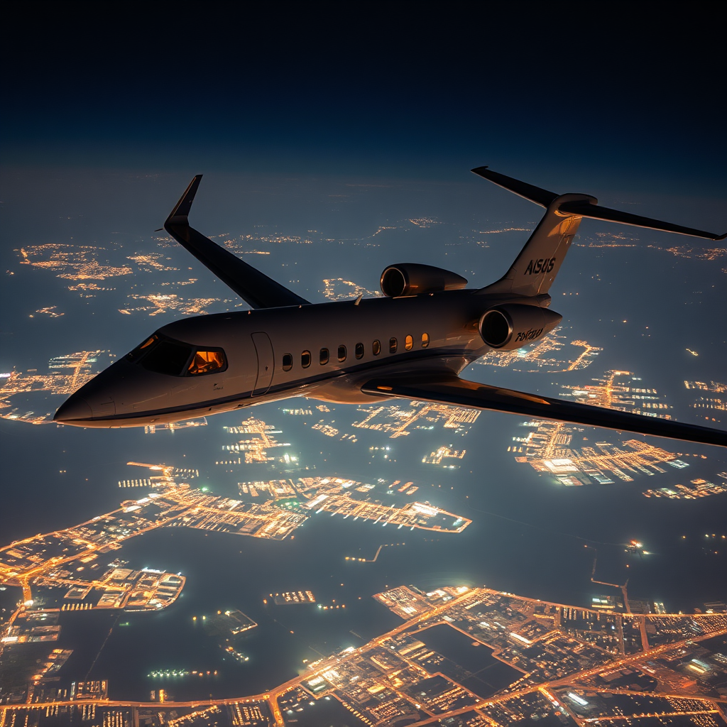 High altitude night flight