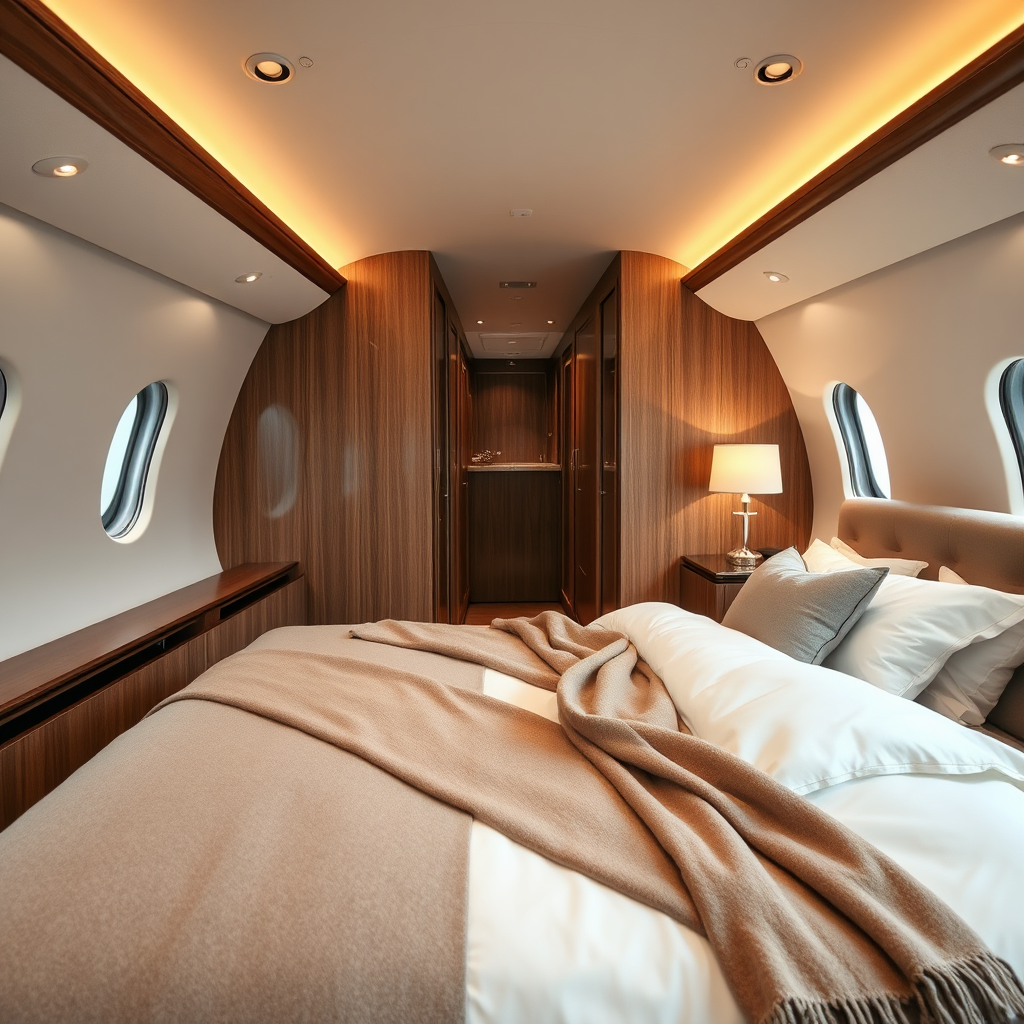 Private Jet Sleeping Suite